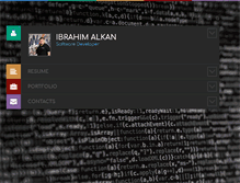 Tablet Screenshot of ibrahimalkan.com